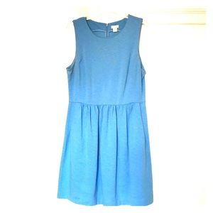 J. Crew sleeveless blue dress